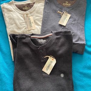 3 Mens L Outdoor Life long sleeve shirts